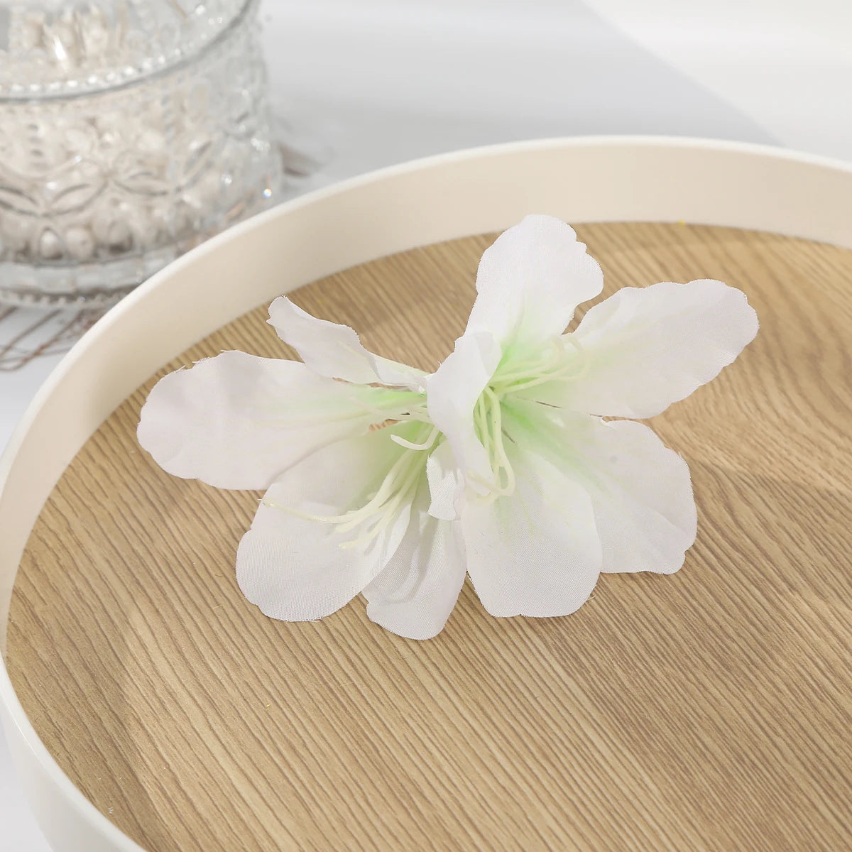 Simulated Flower Hair Clip Purple Seaside Holiday Hairpin Side Clip Styling Hair Accessories Korean Temperament Hairpin