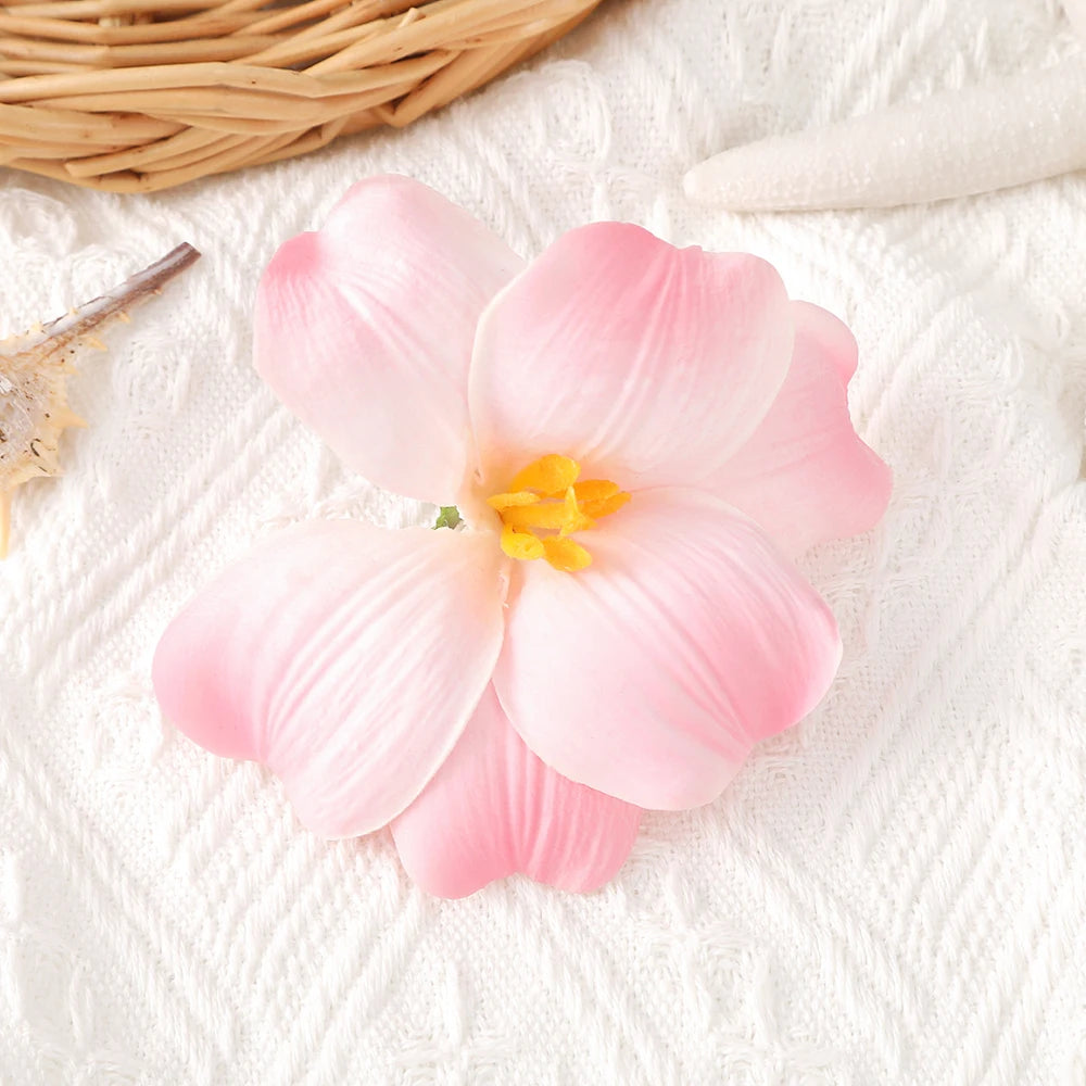 Simulated Flower Hair Clip Purple Seaside Holiday Hairpin Side Clip Styling Hair Accessories Korean Temperament Hairpin