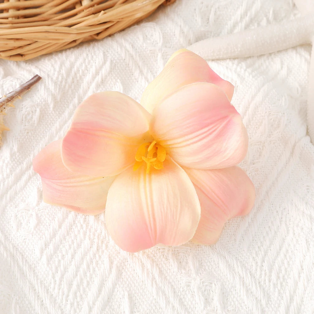 Simulated Flower Hair Clip Purple Seaside Holiday Hairpin Side Clip Styling Hair Accessories Korean Temperament Hairpin