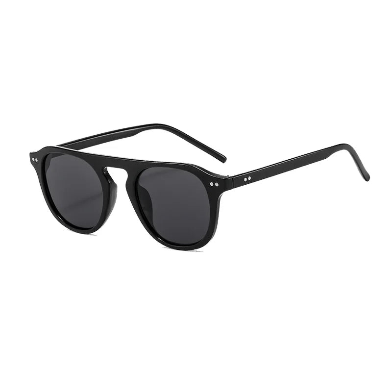 Rivets Retro Jelly Frame round Sunglasses UV400