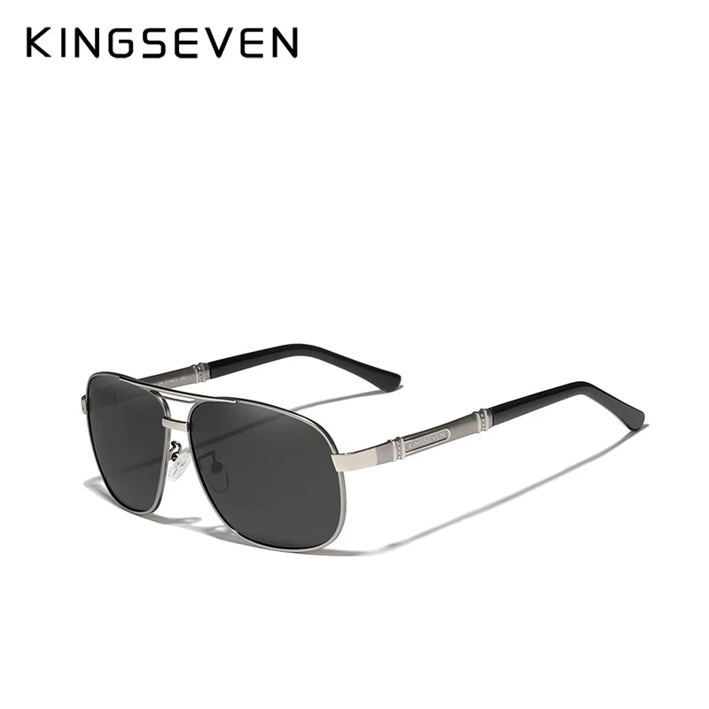 KINGSEVEN 2023 NEW Fashion Men'S Sunglasses Polarized UV400 Protection Driving Sun Glasses Male Oculos De Sol Eyewear N7621