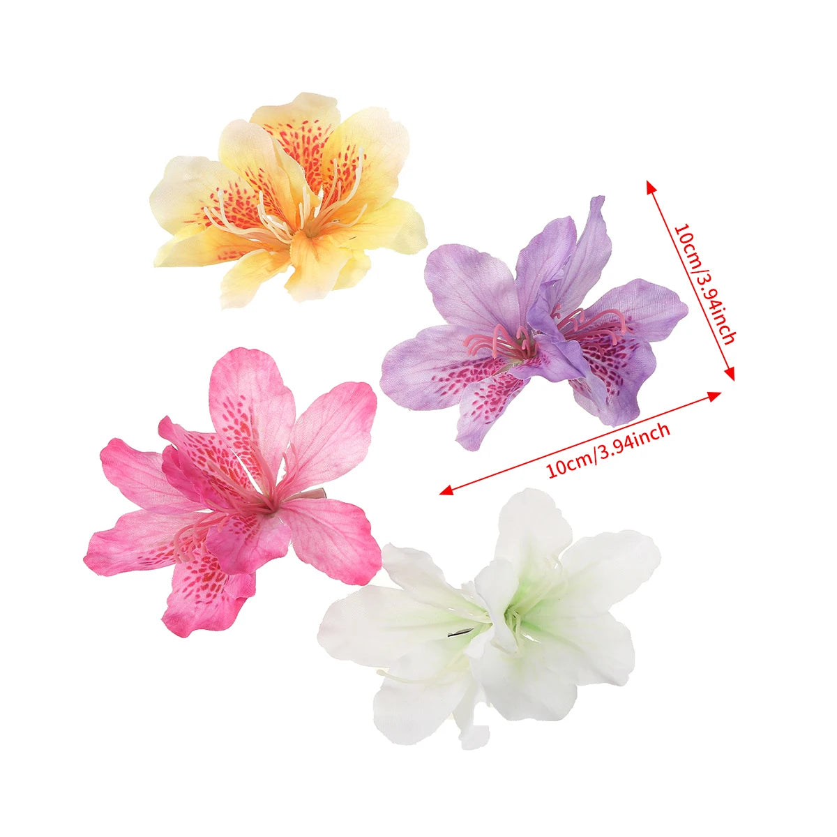 Simulated Flower Hair Clip Purple Seaside Holiday Hairpin Side Clip Styling Hair Accessories Korean Temperament Hairpin