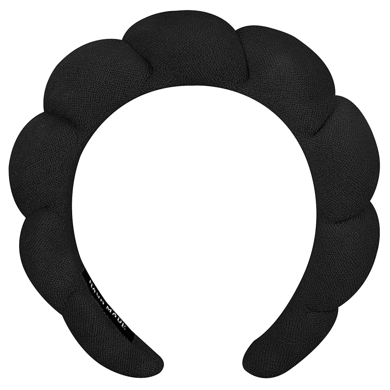 Sponge Headbands for Women Girls Puffy Hair Band Makeup Bubble Terry Cloth Co Spa Retro Hairband Women Hair Accessories Headwear