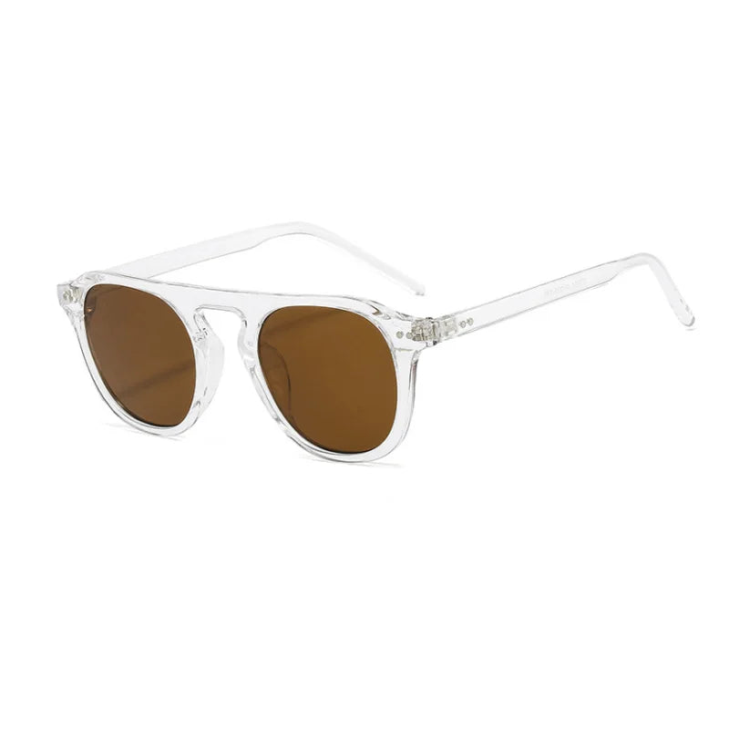 Rivets Retro Jelly Frame round Sunglasses UV400