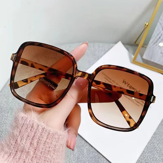 New Oversized Rectangle Sunglasses Women'S Fashion Square Sun Glasses Men'S Classic Vintage Eyewear UV400 Oculos De Sol