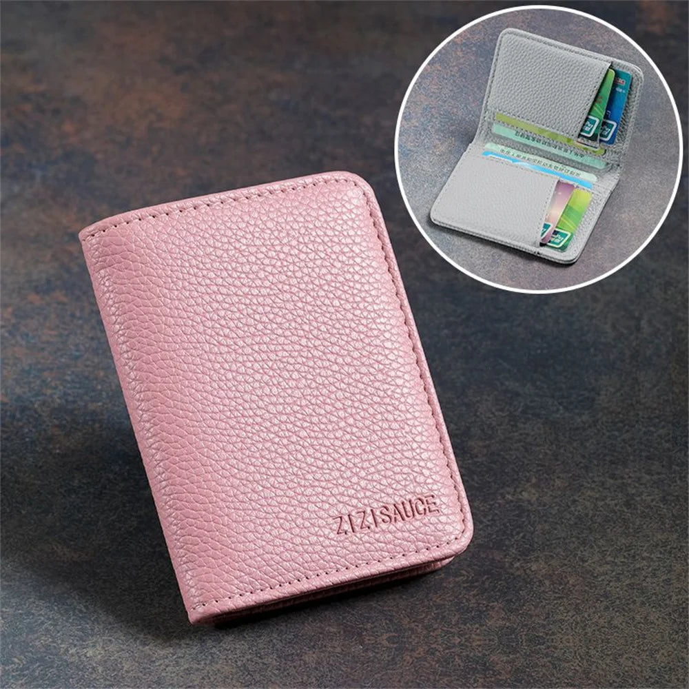 New Super Slim Soft Wallet PU Leather Mini Credit Card Wallet Purse Card Holders Men Wallet Thin Small Short Skin Wallets